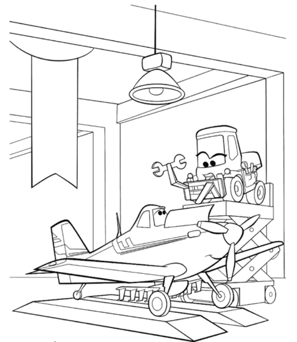 579x667 Planes Movie Coloring Page Amp Coloring Book