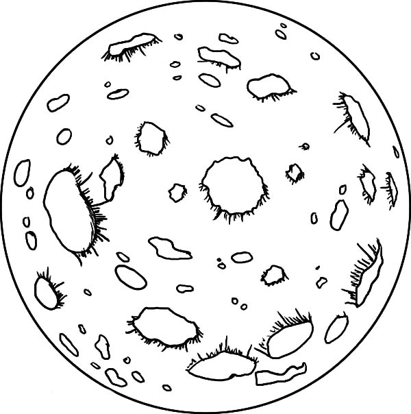 600x604 Planet Mars Coloring Pages For Kids Color Luna