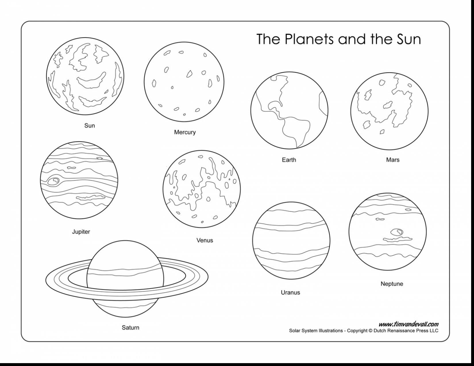 1650x1274 Planets Coloring Pages With Free Printable Planet