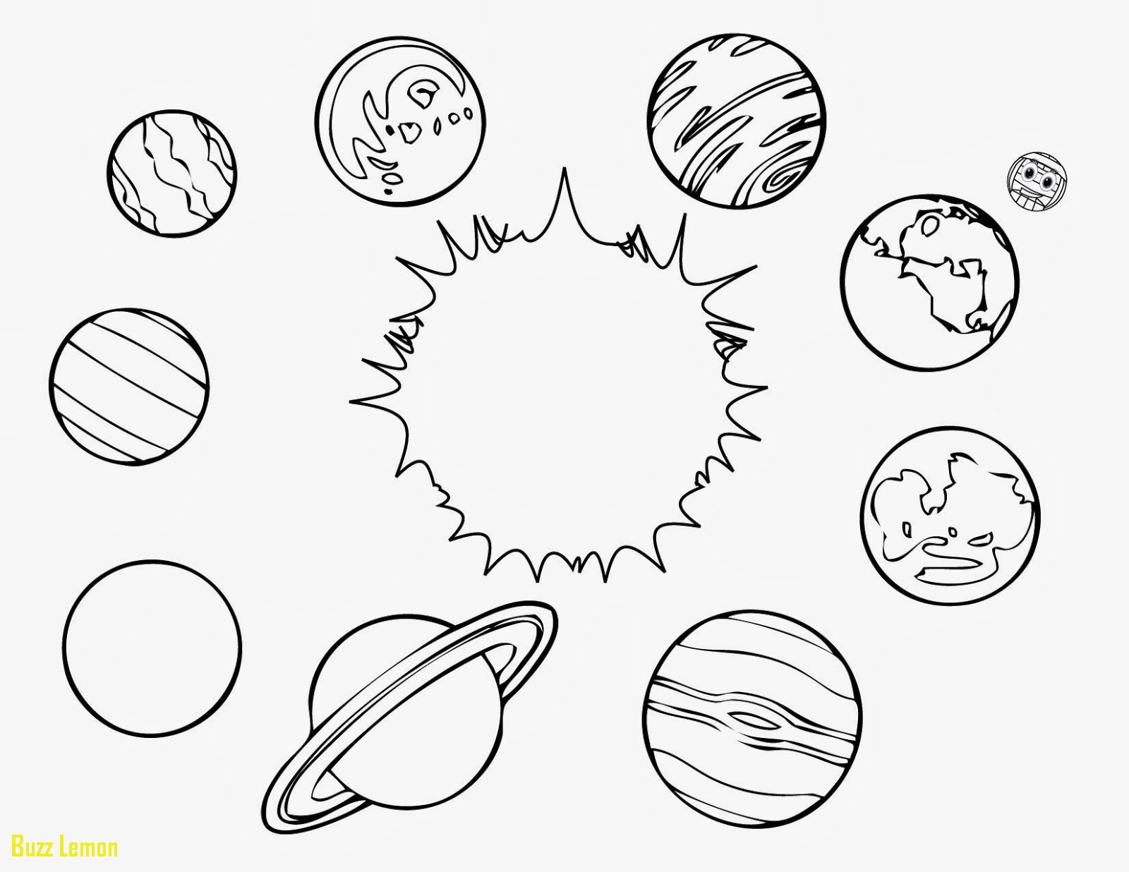 1600x1236 Inspirational 9 Planets Coloring Page Buzz Coloring