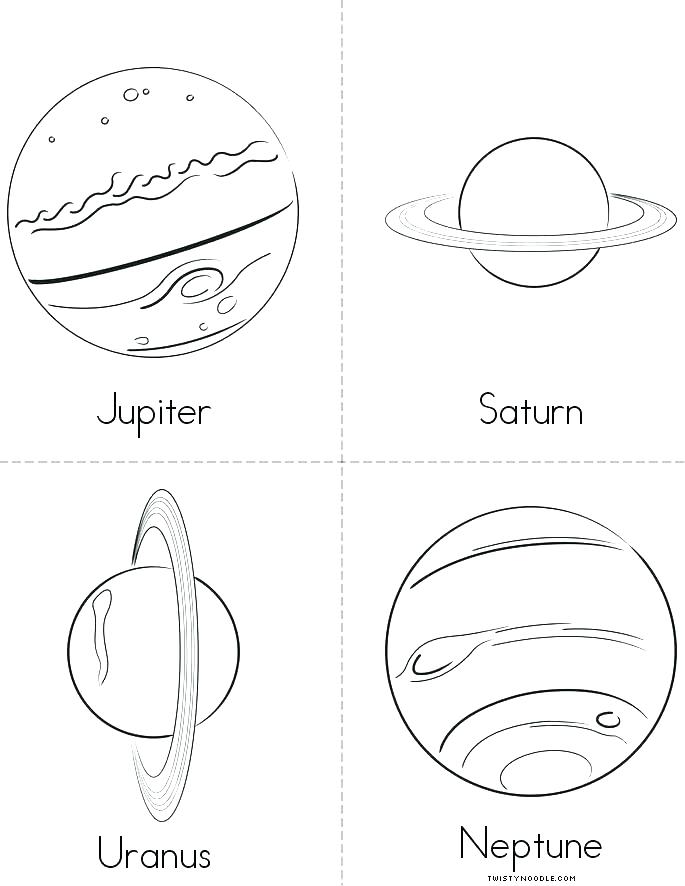 685x886 9 Planets Coloring Pages
