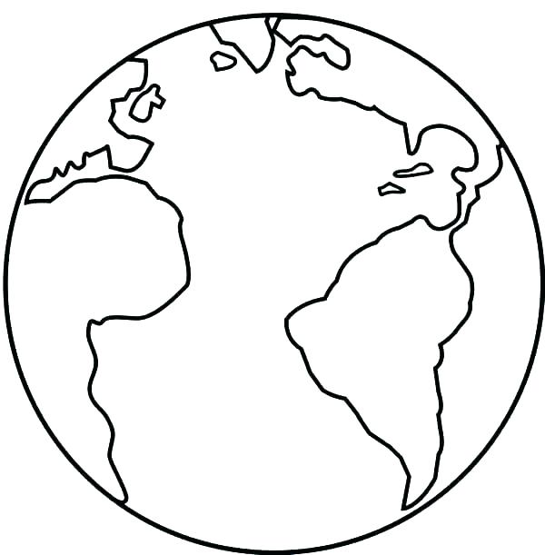 600x611 Planet Earth Coloring Page Earth Picture Coloring Free Planet