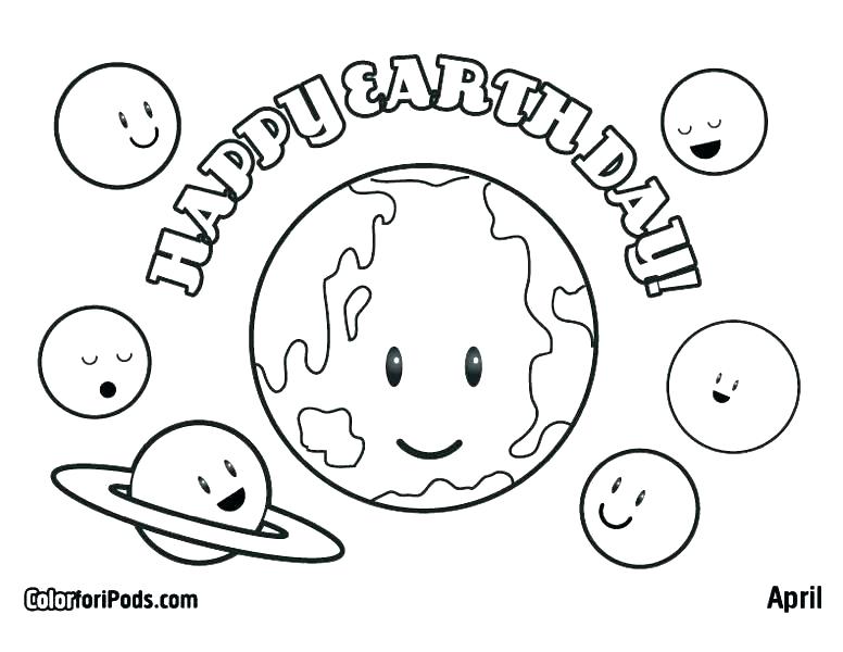 776x600 Planet Earth Coloring Page