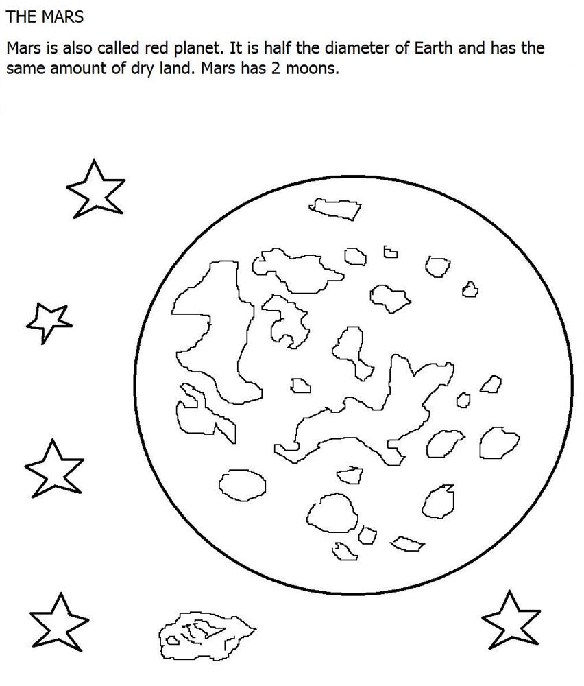 852x1000 Gigantic Coloring Pages Of Mars Prepossessing Learnfree Me
