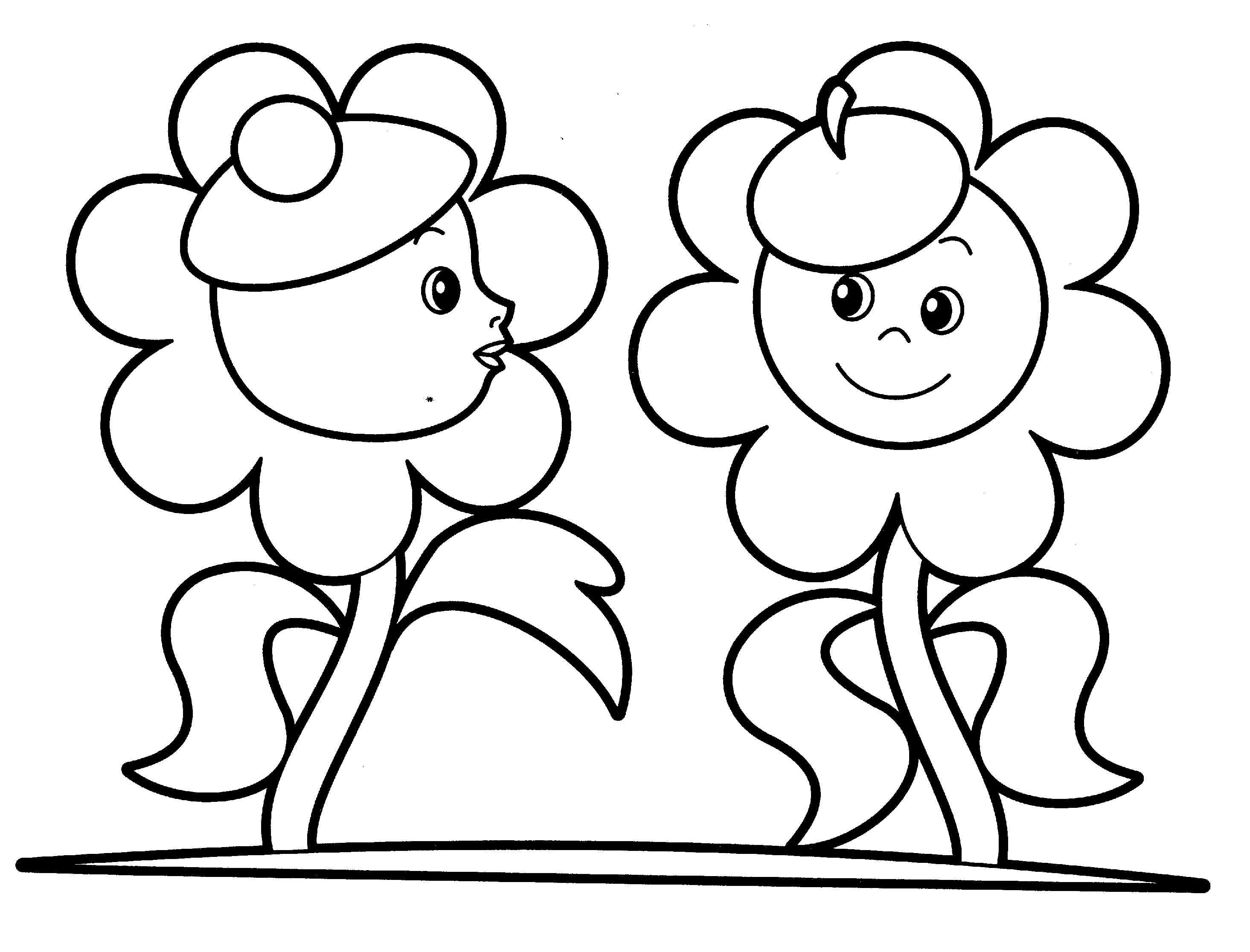 2930x2232 Nature And Plants Coloring Pages For Babies 2 Nature And Plants
