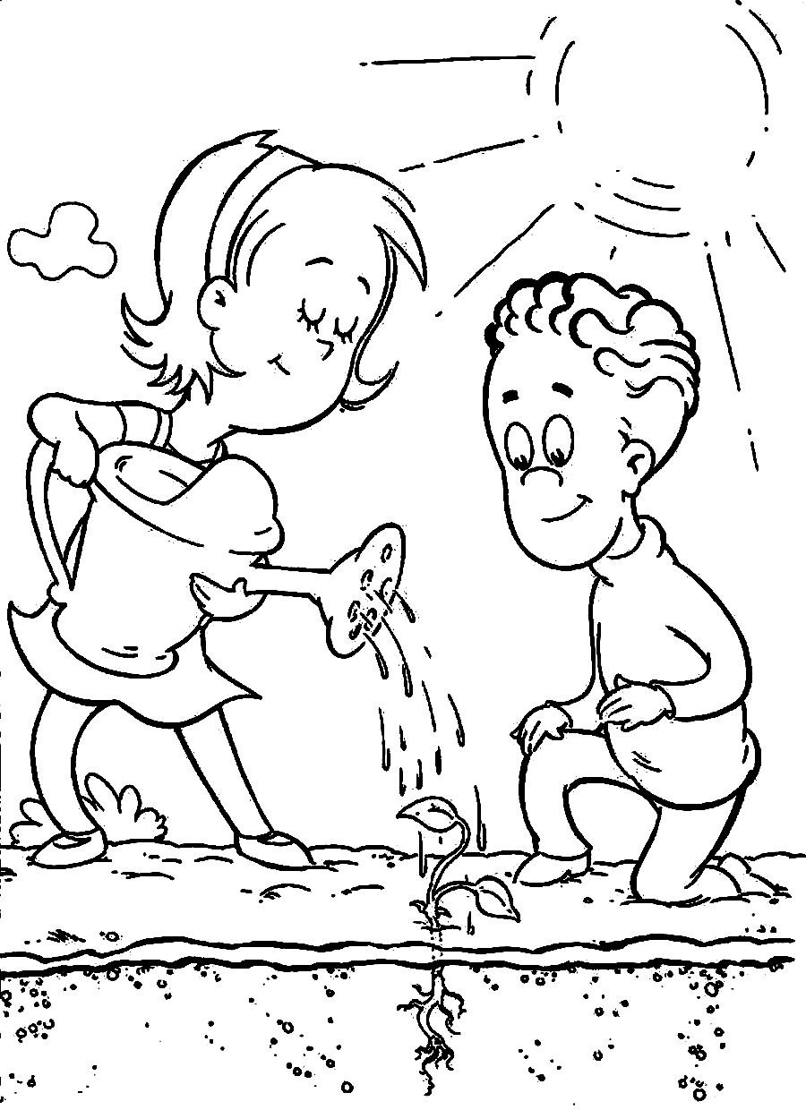 900x1240 Full Plant Coloring Pages For Preschoolers Unusual Kindergarten