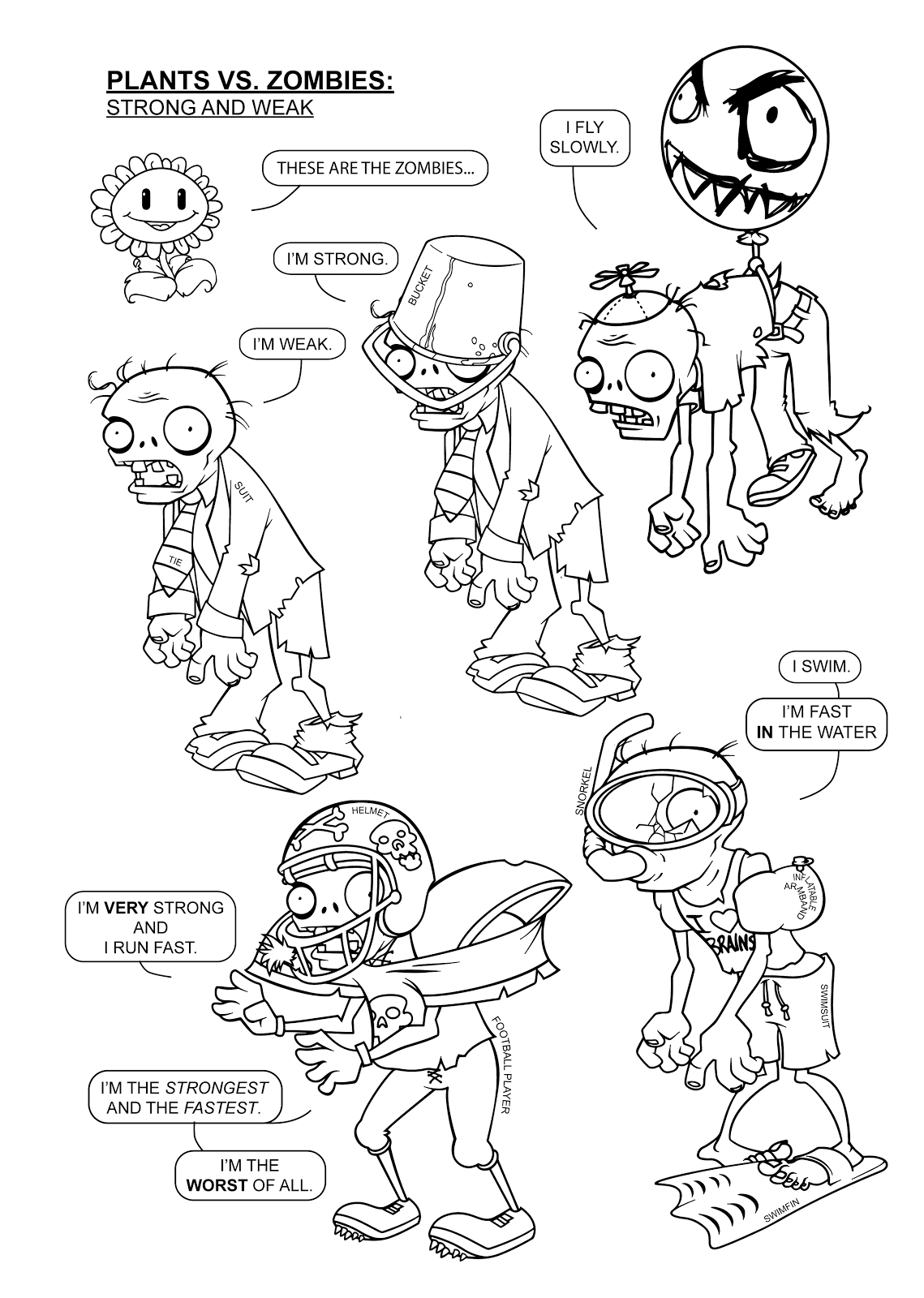 1139x1600 Atqbzyabc For Plants Vs Zombies Coloring Pages On With Hd