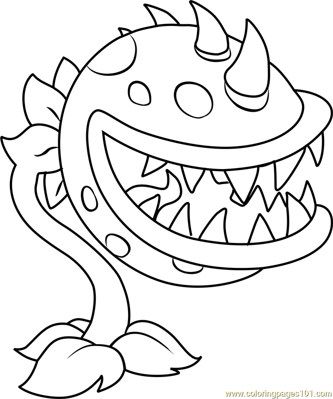 668x800 Chomper Coloring Page