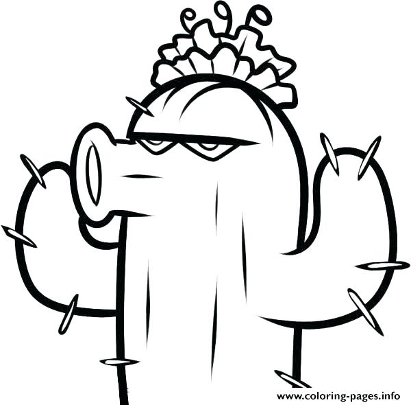 600x590 Plants Vs Zombies Coloring Pages Icontent
