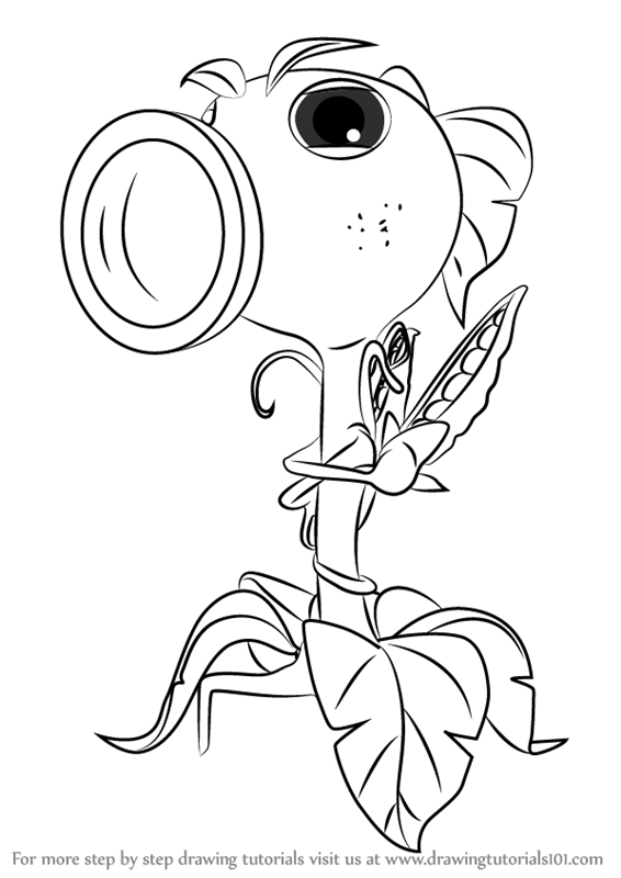 566x800 Plants Vs Zombies Garden Warfare 2 All Peashooters Coloring Pages