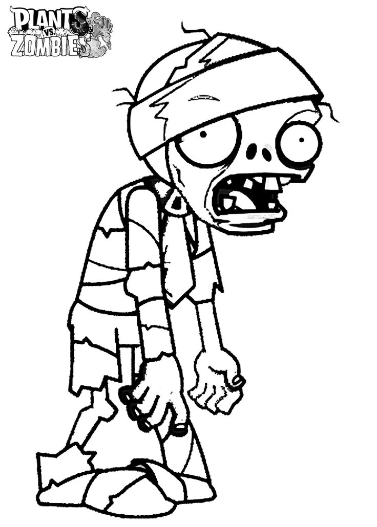 Plants Vs Zombies Coloring Pages