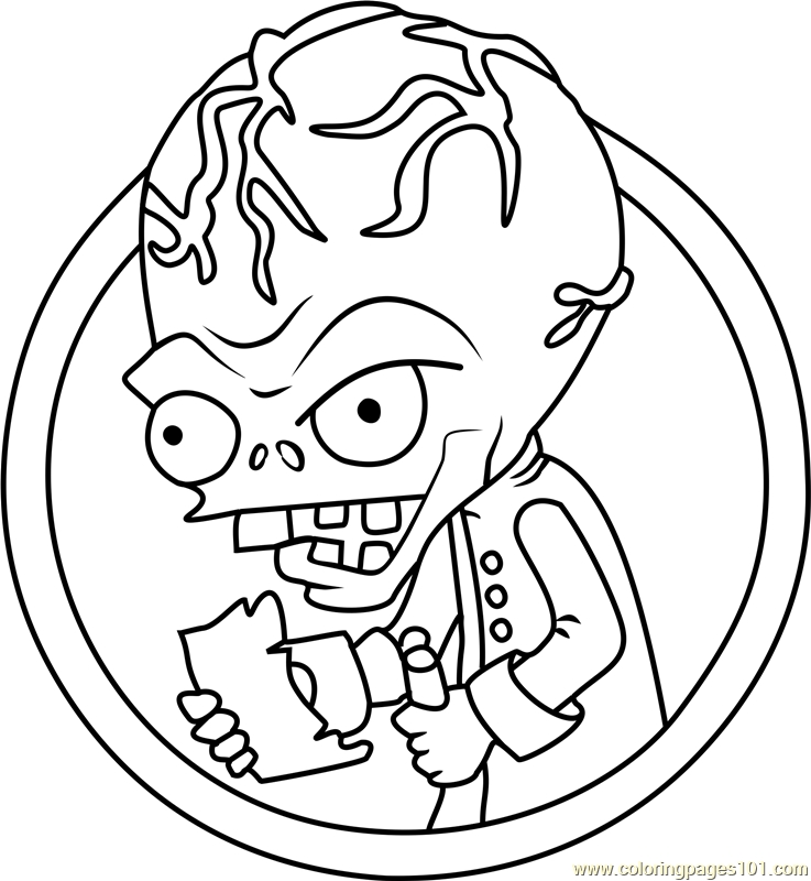 737x800 Plants Vs Zombies Coloring Pages Dr Zomboss Collection