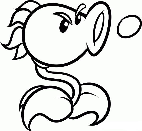 600x553 Plants Coloring Pages Plants Vs Zombies Coloring Pages Kids