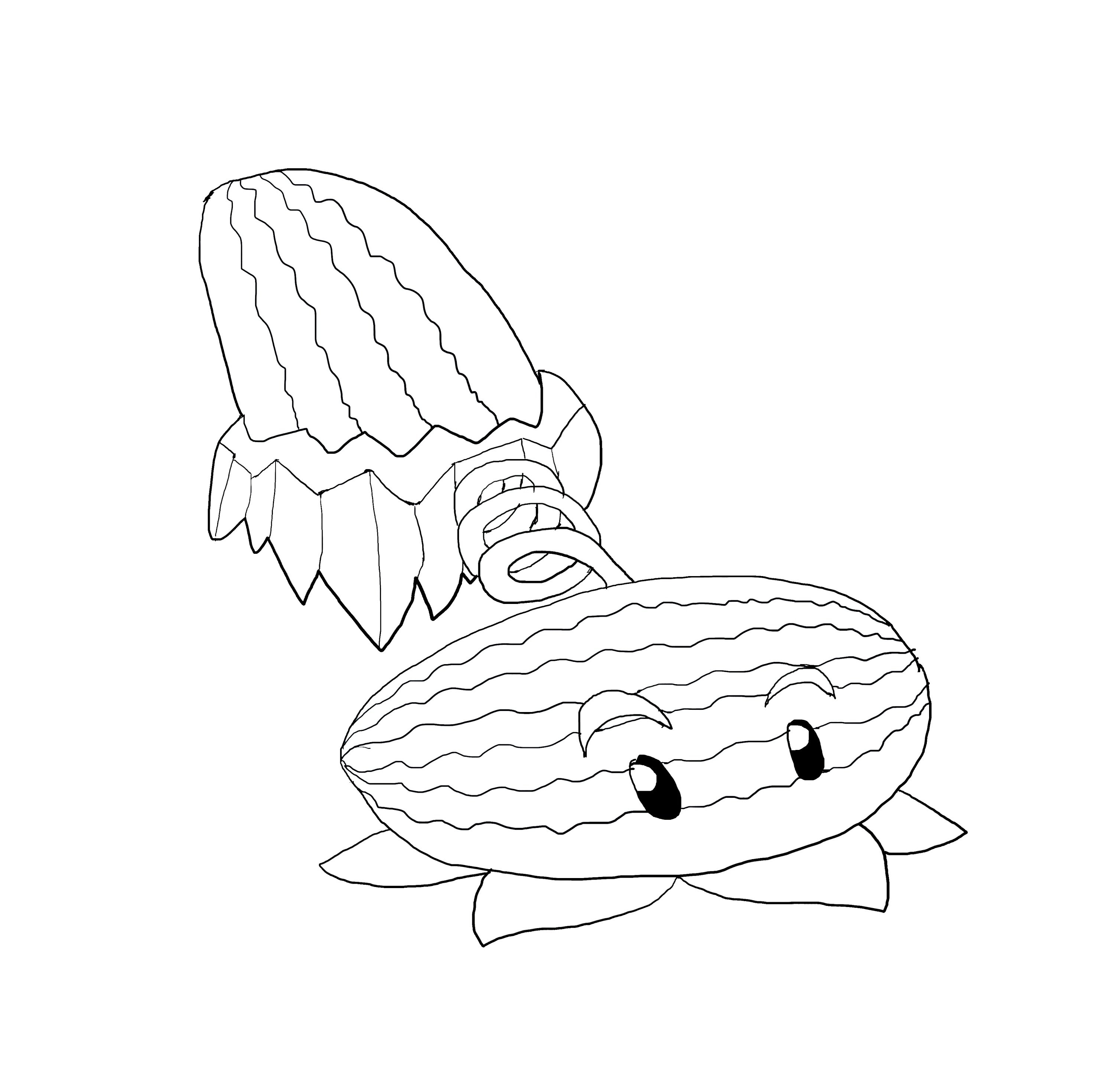 3000x2940 Plants Vs Zombies Drawing Drawing Sketch Picture Printable