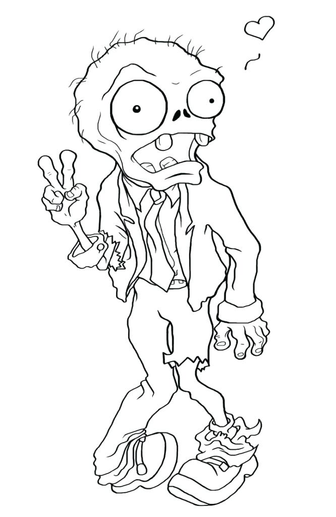 666x1024 Zombie Coloring Pages Free Printable Zombies Coloring Pages