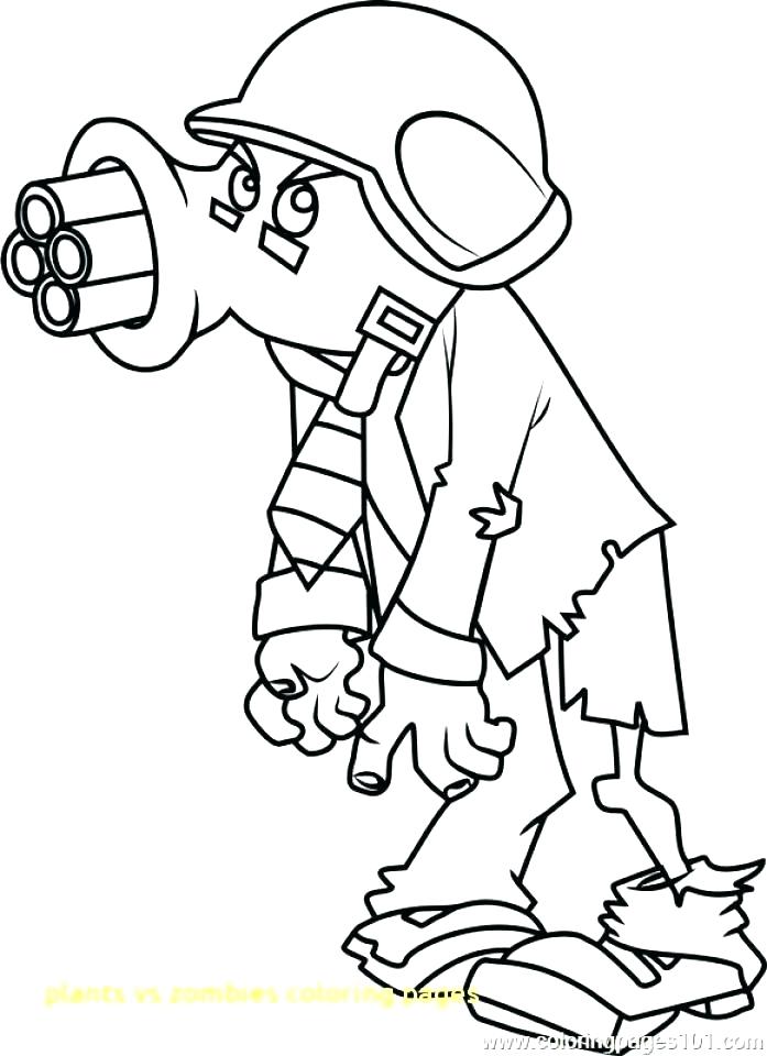697x960 Coloring Pages Plants Vs Zombies The Defender From Balloon Zombie