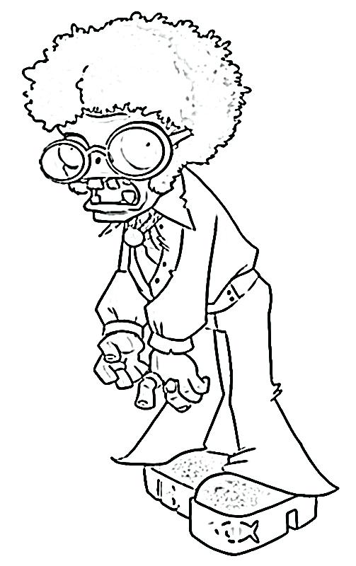 503x800 Pagina Para Colorear De Zombie Plants Vs Zombie Coloring Pages