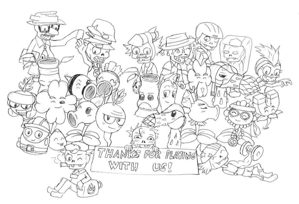 960x656 Plants Vs Zombies Garden Warfare Coloring Pages Blomqvist.us