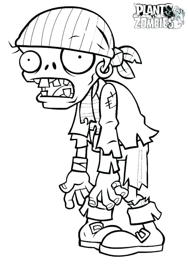 600x840 Plants Vs Zombies Coloring Pages The Defender From Balloon Zombie