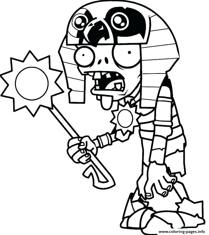 813x913 Plants Vs Zombies Coloring Plus Plants Vs Zombies 2 Coloring Pages