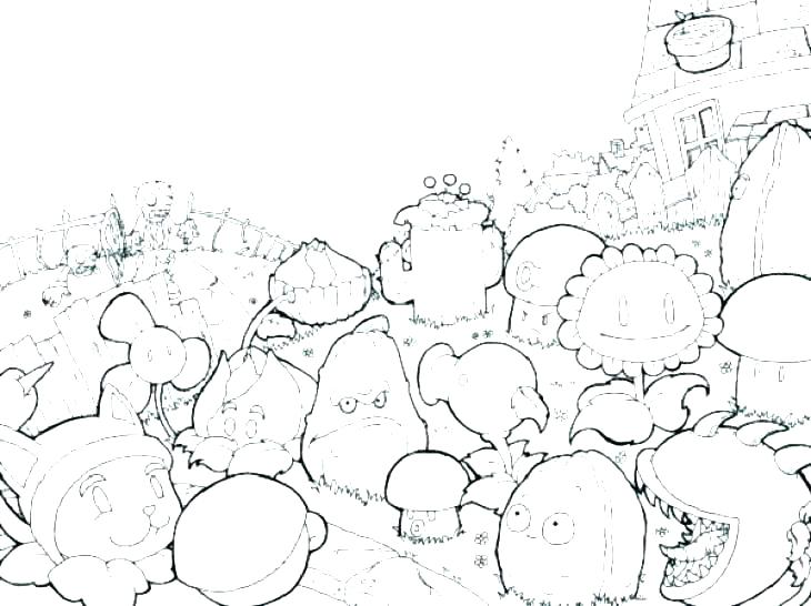 730x546 Plants Vs Zombies Coloring Pages To Print Plants Vs Zombies