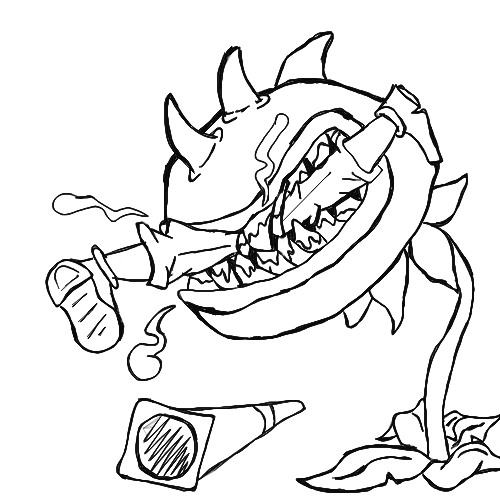 500x500 Plants Vs Zombies Coloring Pages