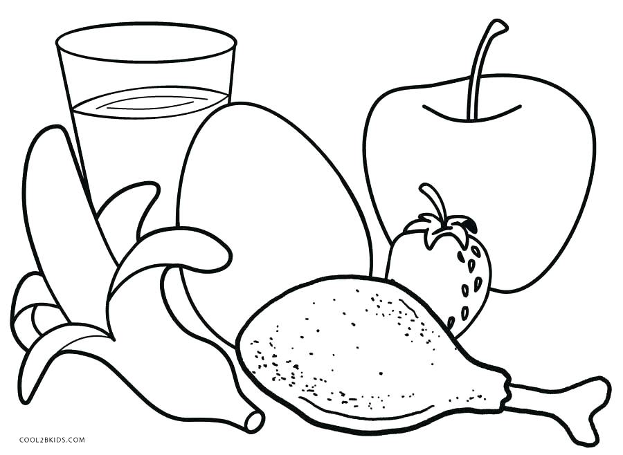 900x658 Coloring Pages Food Bellabarewear.us