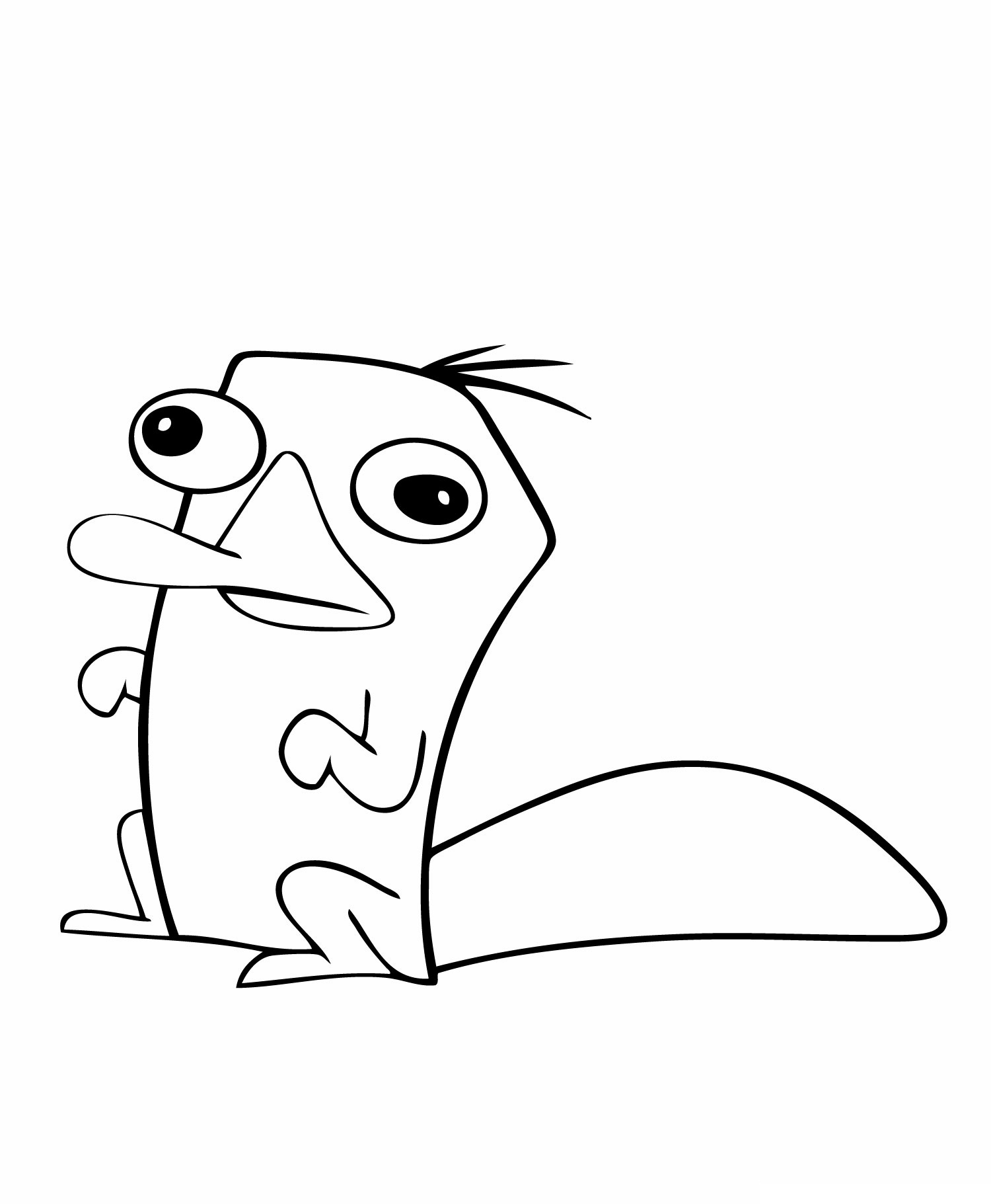 1500x1821 Free Printable Perry The Platypus Coloring Pages For Kids
