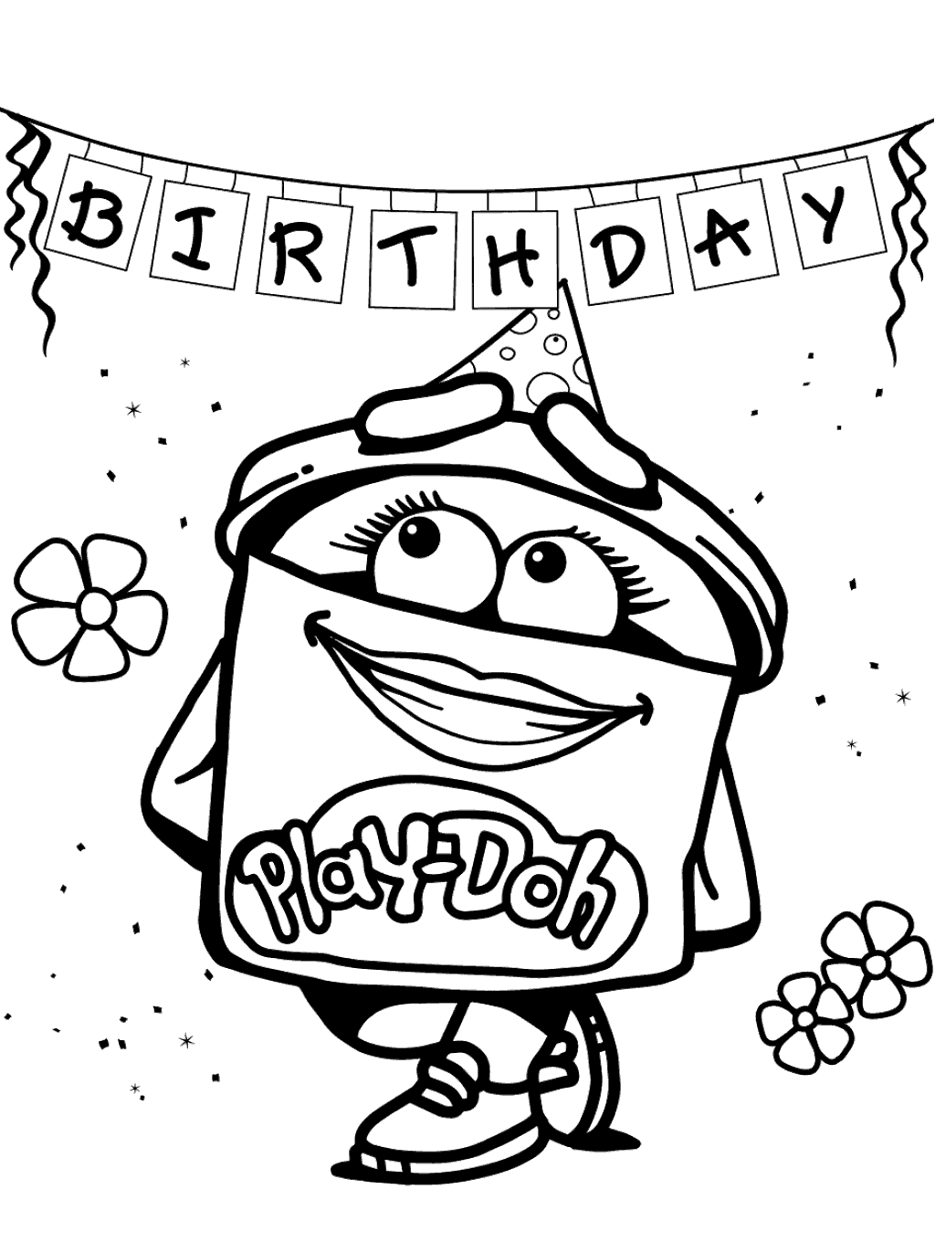 1024x1360 Play Doh Birthday Party Coloring