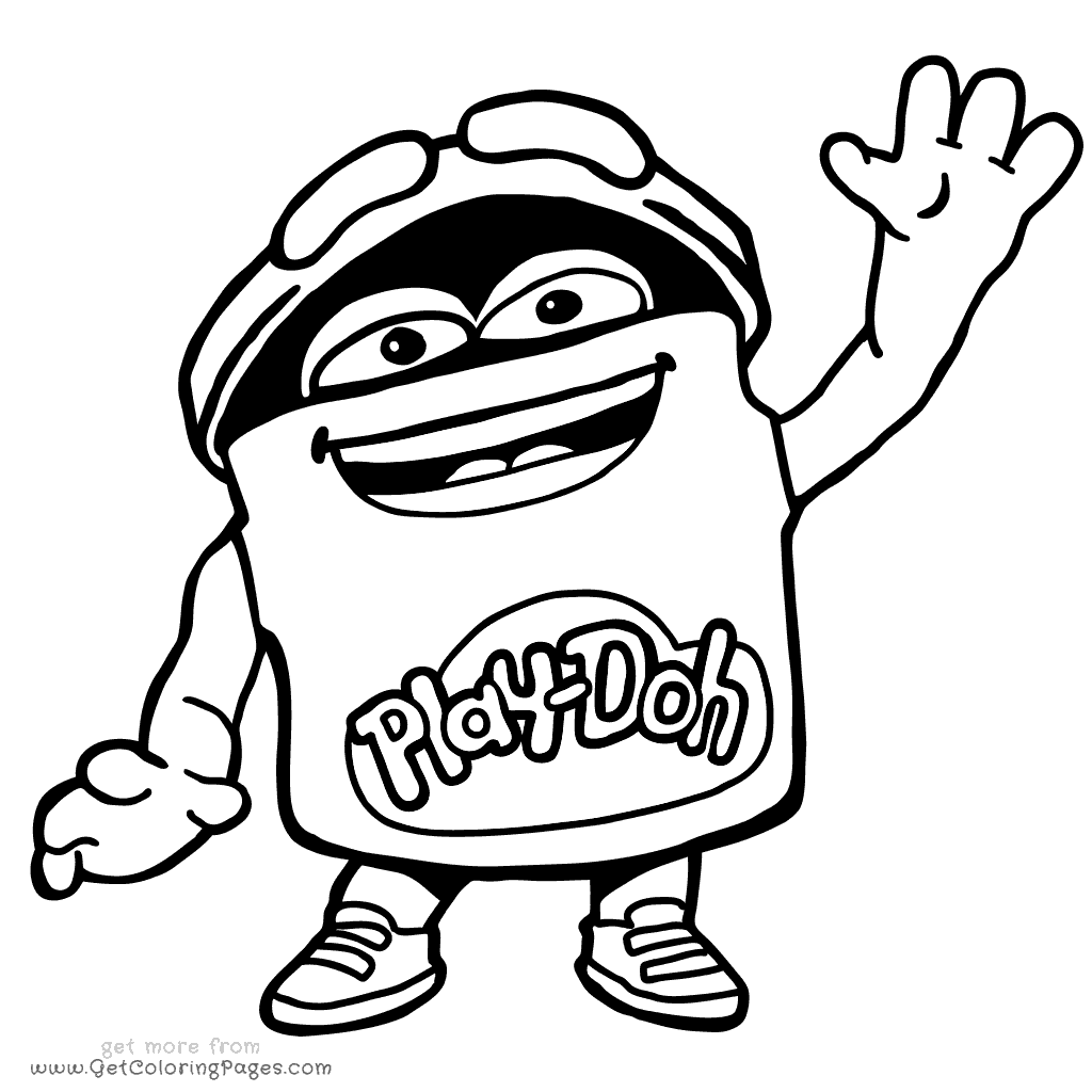 1024x1024 Play Doh Coloring Pages