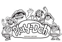 216x146 Play Doh Coloring Pages