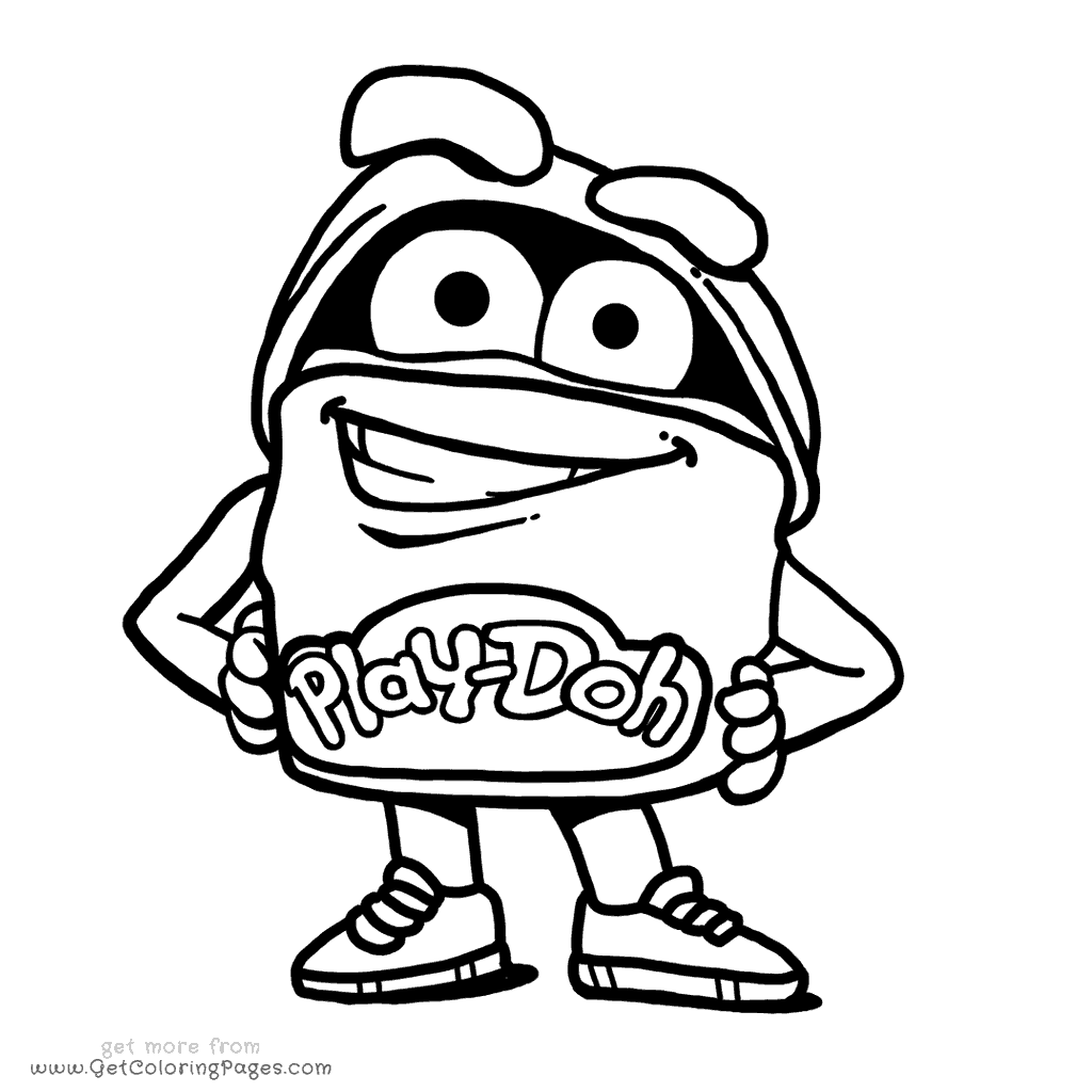 1024x1024 Play Doh Coloring Pages Doh Blue
