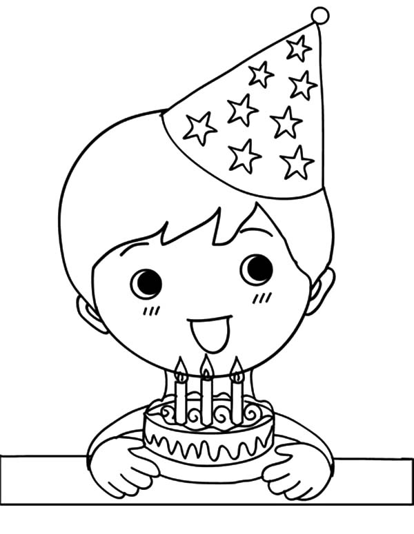 600x775 Birthday Coloring Pages Boy Bgcentrum