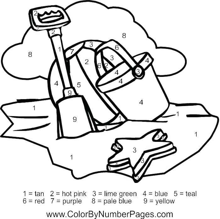 700x698 Playground Coloring Pages Playground Color By Number Page