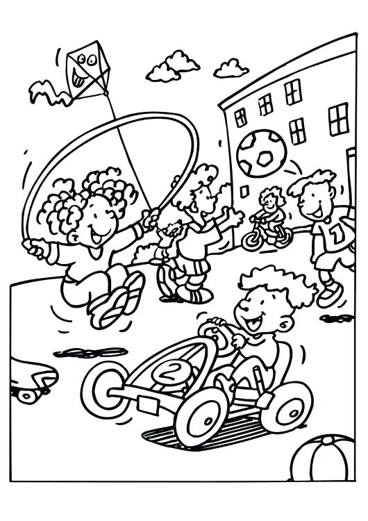 530x750 Playground Coloring Pages Playground Coloring Pages Coloring Page