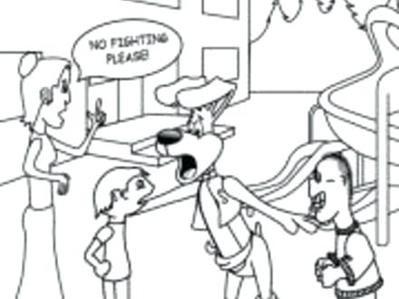 440x330 Playground Coloring Pages Super Hero Squad Protecting Kid