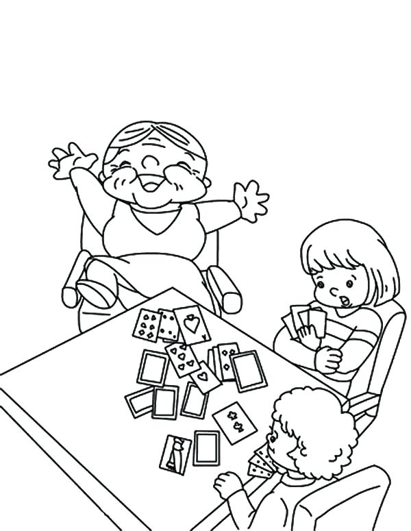 600x775 Card Coloring Pages Birthday Card Colouring Pages Playing Card