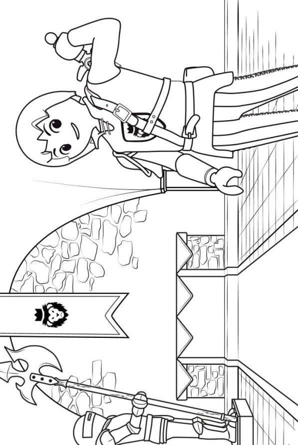 597x889 8 Coloring Pages Of Playmobil Super 4 On Kids N Fun.co.uk. On Kids