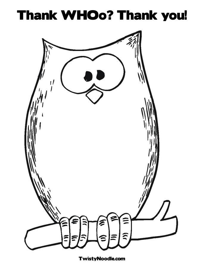 685x886 Printable Thank You Card Coloring Page