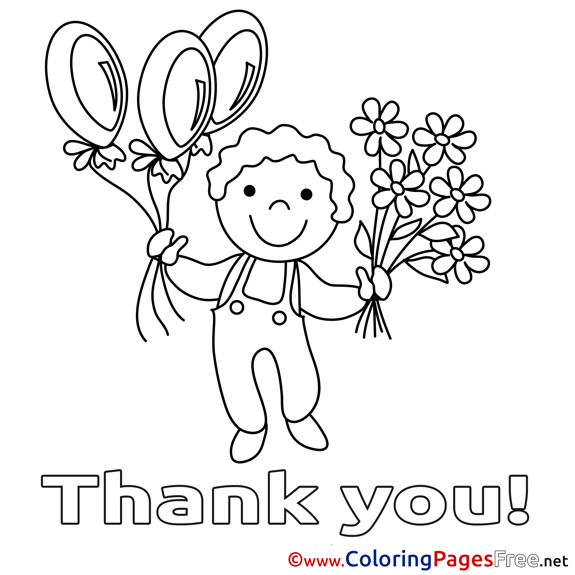 2002x2001 Thank You Coloring Pages 03 Summer Throughout