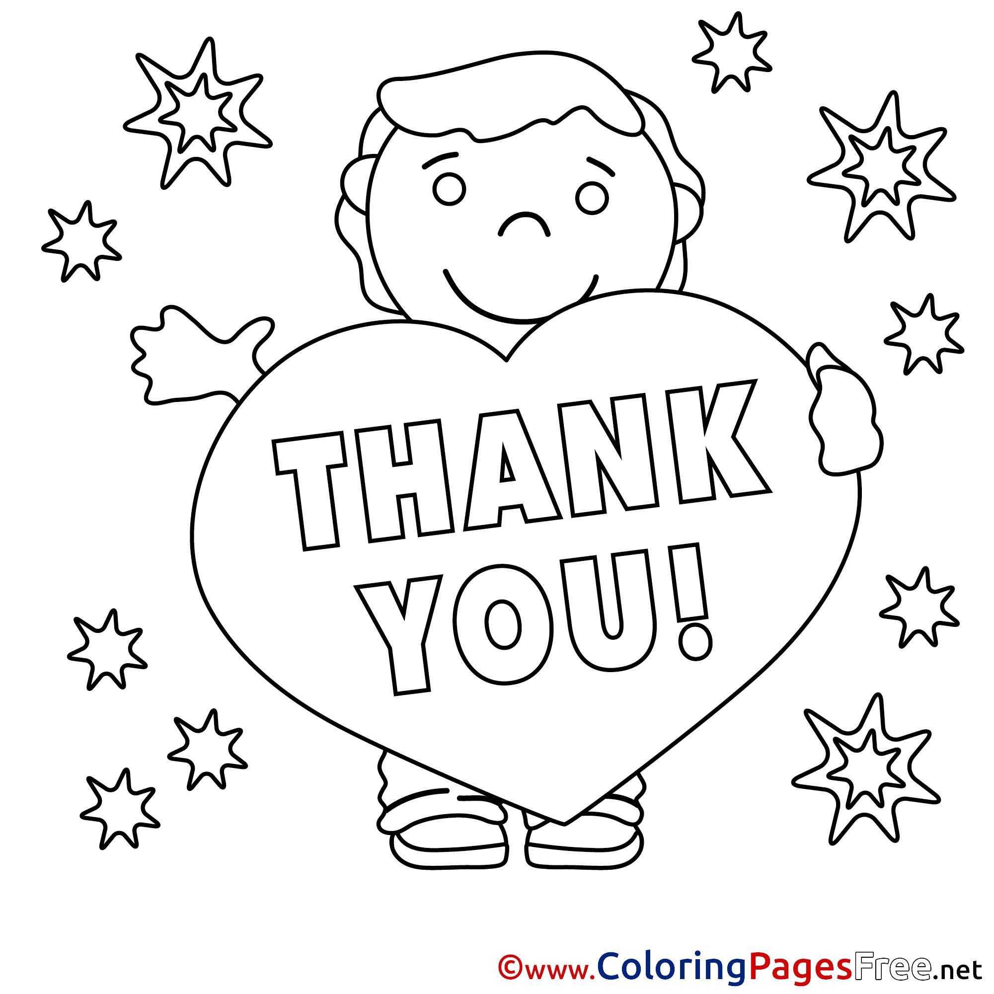 2001x2001 What Will Thank You Coloring Pages Be Like In The Next 34 Years