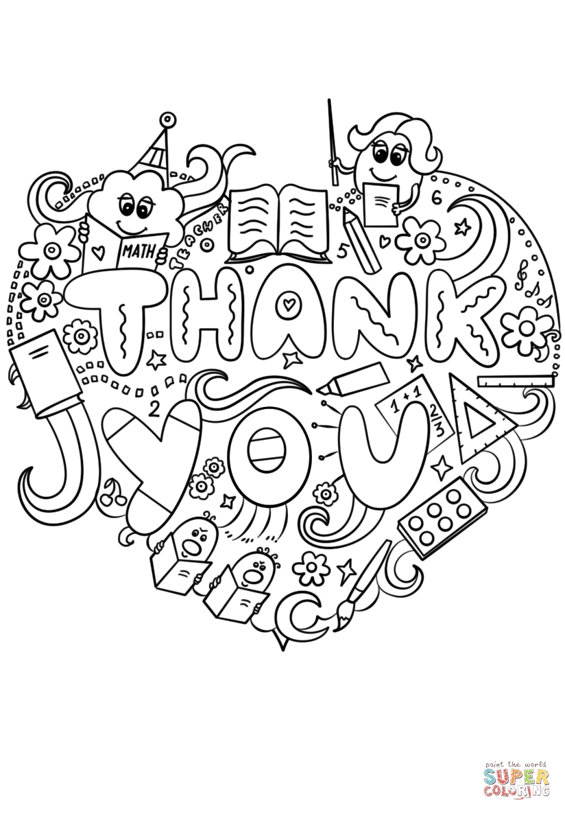 824x1186 Coloring Thank You Cards Thank You Coloring Page Thank You