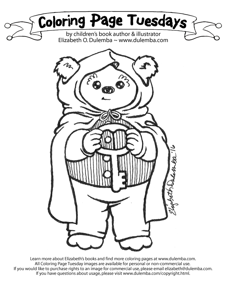 773x1000 Coloring Page Tuesday