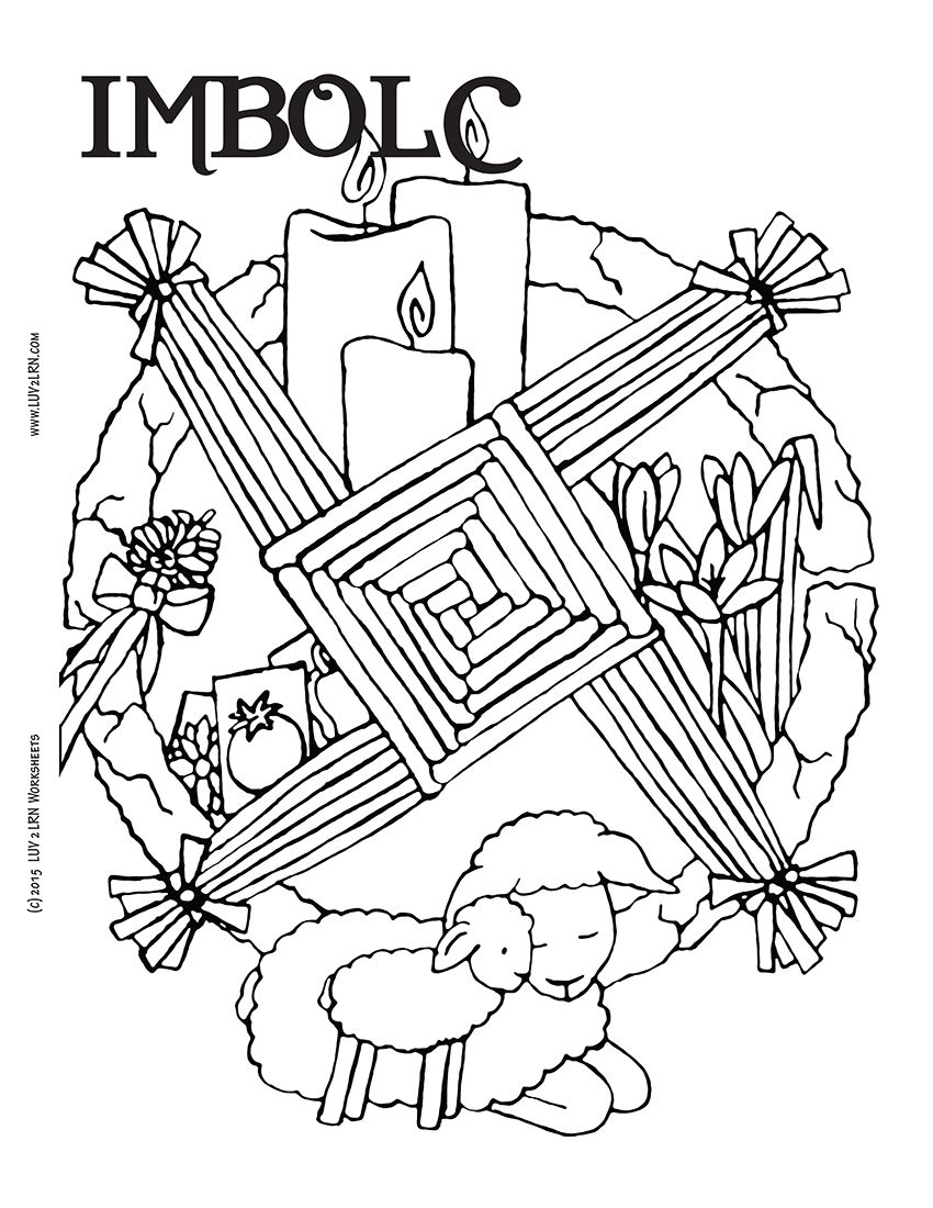 850x1100 Luv 2 Lrn Printable Page {Swedish} Imbolc Please Like Share