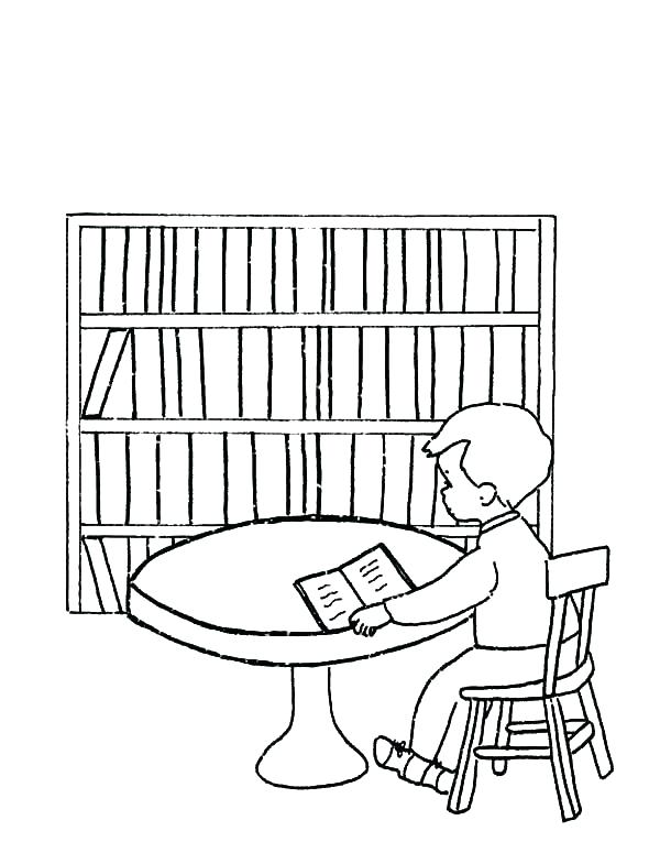 600x775 Library Coloring Pages Epic Library Mouse Coloring Page Free