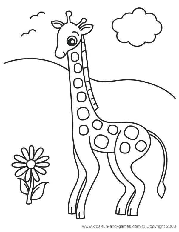 600x777 Zoo Animals Coloring Page Please Enjoy Our Unique Giraffe Coloring