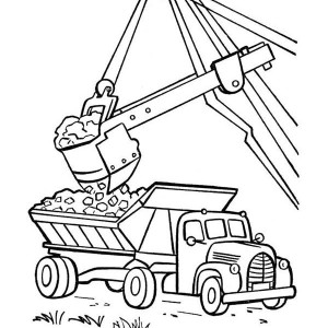 300x300 Snow Plow Coloring Page Free Download
