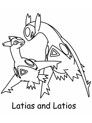 300x400 Legendary Pokemon Coloring Page Free Download