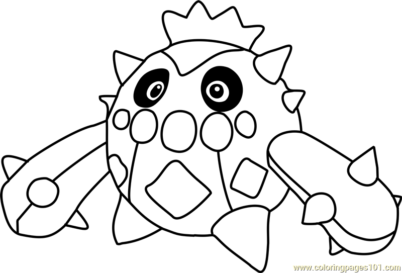 800x543 Cacnea Pokemon Coloring Page