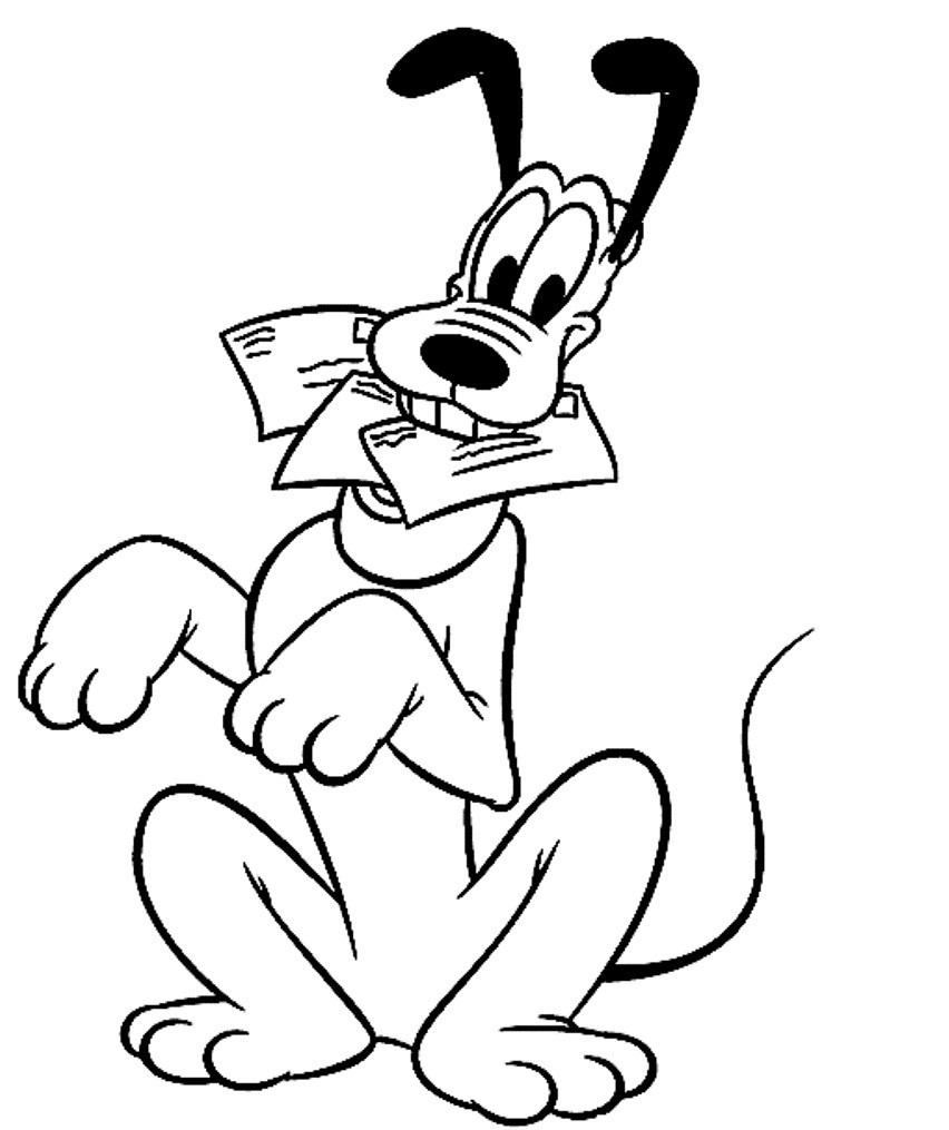 852x1015 Pluto Coloring Pages Fresh Printable Pluto Coloring Pages Logo